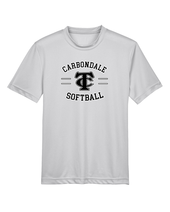 Carbondale HS Softball Curve - Youth Performance Shirt