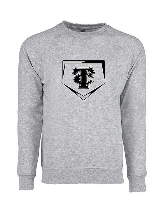 Carbondale HS Softball Plate - Crewneck Sweatshirt