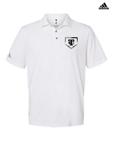 Carbondale HS Softball Plate - Mens Adidas Polo