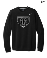 Carbondale HS Softball Plate - Mens Nike Crewneck