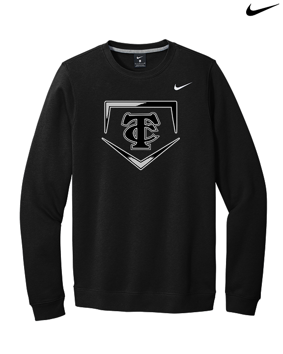 Carbondale HS Softball Plate - Mens Nike Crewneck