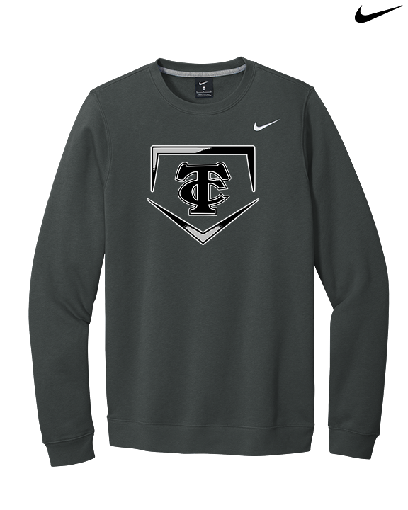 Carbondale HS Softball Plate - Mens Nike Crewneck