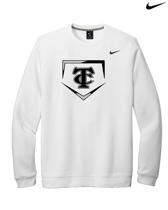 Carbondale HS Softball Plate - Mens Nike Crewneck