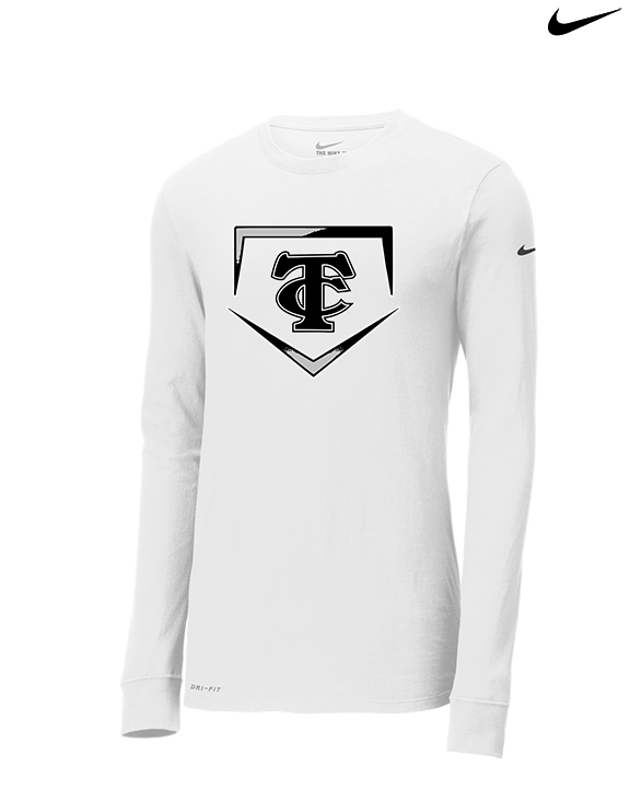 Carbondale HS Softball Plate - Mens Nike Longsleeve