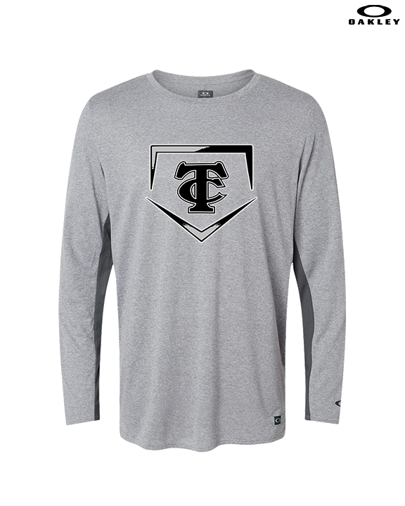 Carbondale HS Softball Plate - Mens Oakley Longsleeve