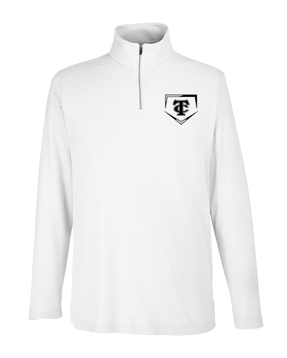 Carbondale HS Softball Plate - Mens Quarter Zip