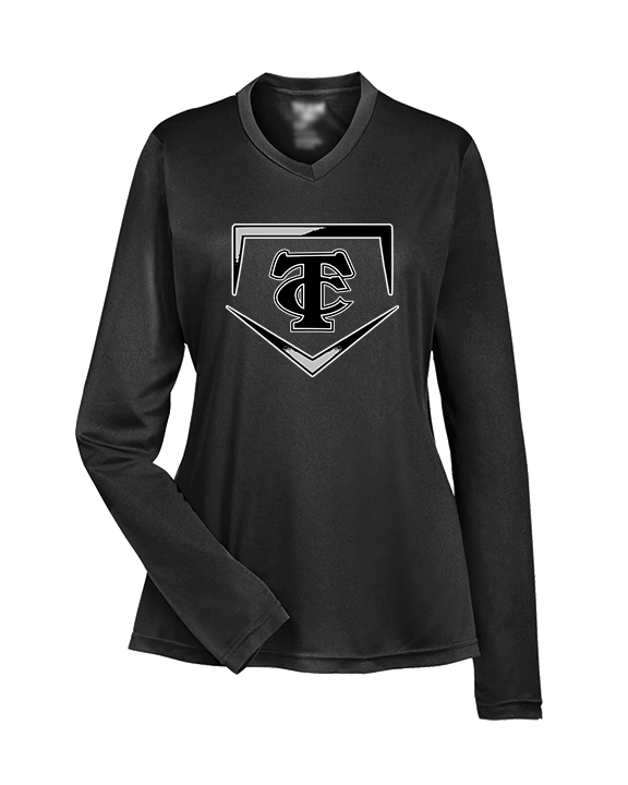 Carbondale HS Softball Plate - Womens Performance Longsleeve