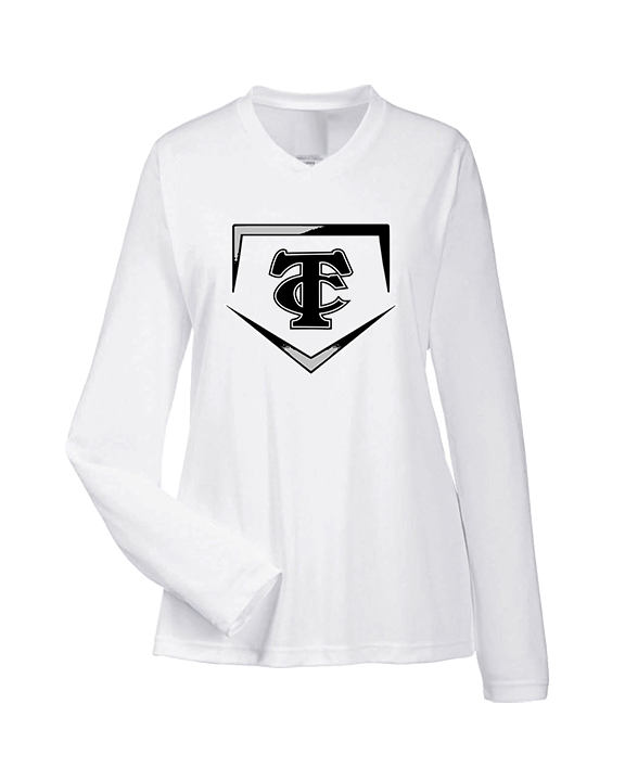 Carbondale HS Softball Plate - Womens Performance Longsleeve