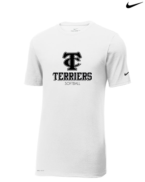 Carbondale HS Softball Shadow - Mens Nike Cotton Poly Tee