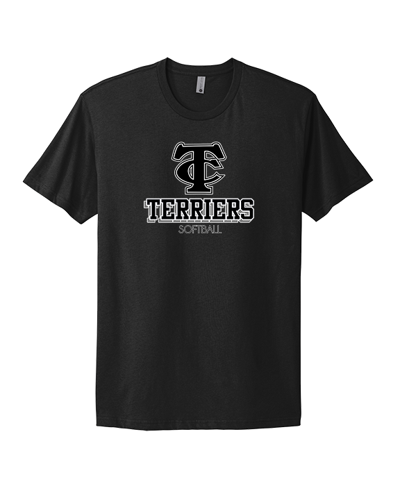 Carbondale HS Softball Shadow - Mens Select Cotton T-Shirt