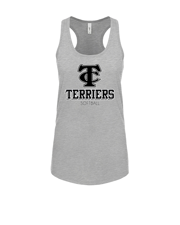 Carbondale HS Softball Shadow - Womens Tank Top