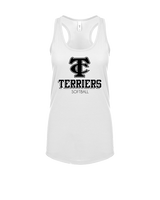 Carbondale HS Softball Shadow - Womens Tank Top