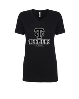 Carbondale HS Softball Shadow - Womens Vneck