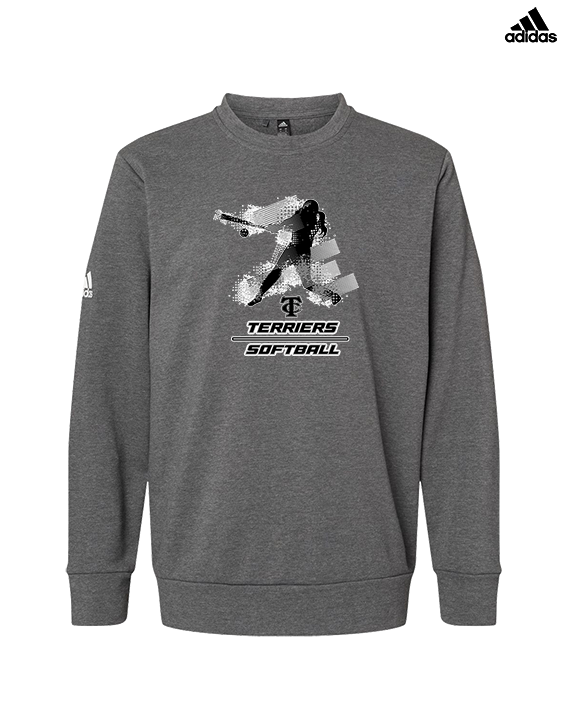 Carbondale HS Softball Swing - Mens Adidas Crewneck