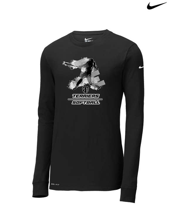 Carbondale HS Softball Swing - Mens Nike Longsleeve