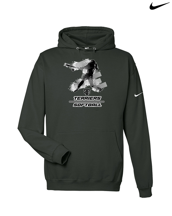 Carbondale HS Softball Swing - Nike Club Fleece Hoodie