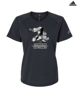 Carbondale HS Softball Swing - Womens Adidas Performance Shirt