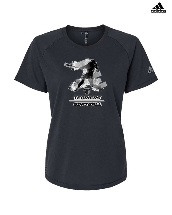 Carbondale HS Softball Swing - Womens Adidas Performance Shirt