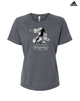 Carbondale HS Softball Swing - Womens Adidas Performance Shirt