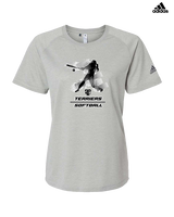 Carbondale HS Softball Swing - Womens Adidas Performance Shirt