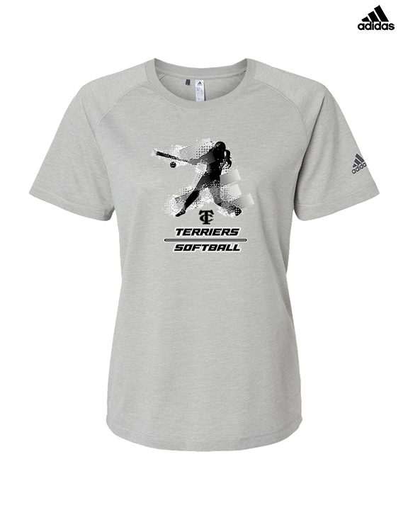 Carbondale HS Softball Swing - Womens Adidas Performance Shirt