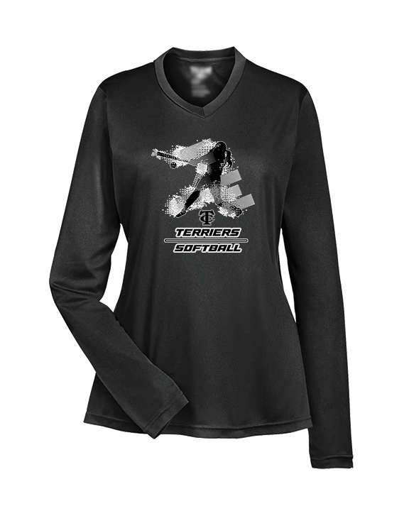 Carbondale HS Softball Swing - Womens Performance Longsleeve