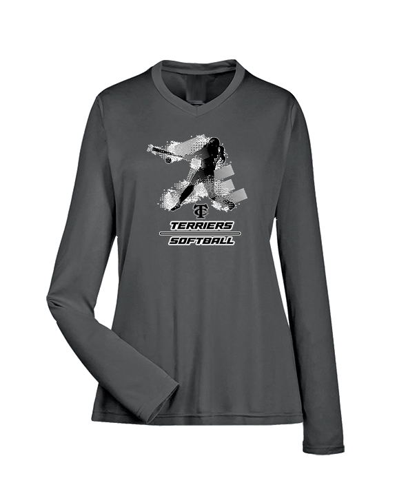 Carbondale HS Softball Swing - Womens Performance Longsleeve