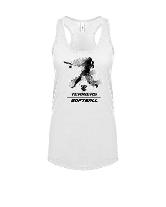 Carbondale HS Softball Swing - Womens Tank Top