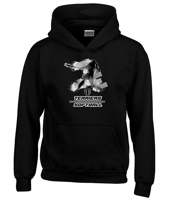 Carbondale HS Softball Swing - Youth Hoodie