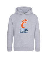 Carterville Baseball Claw - Cotton Hoodie