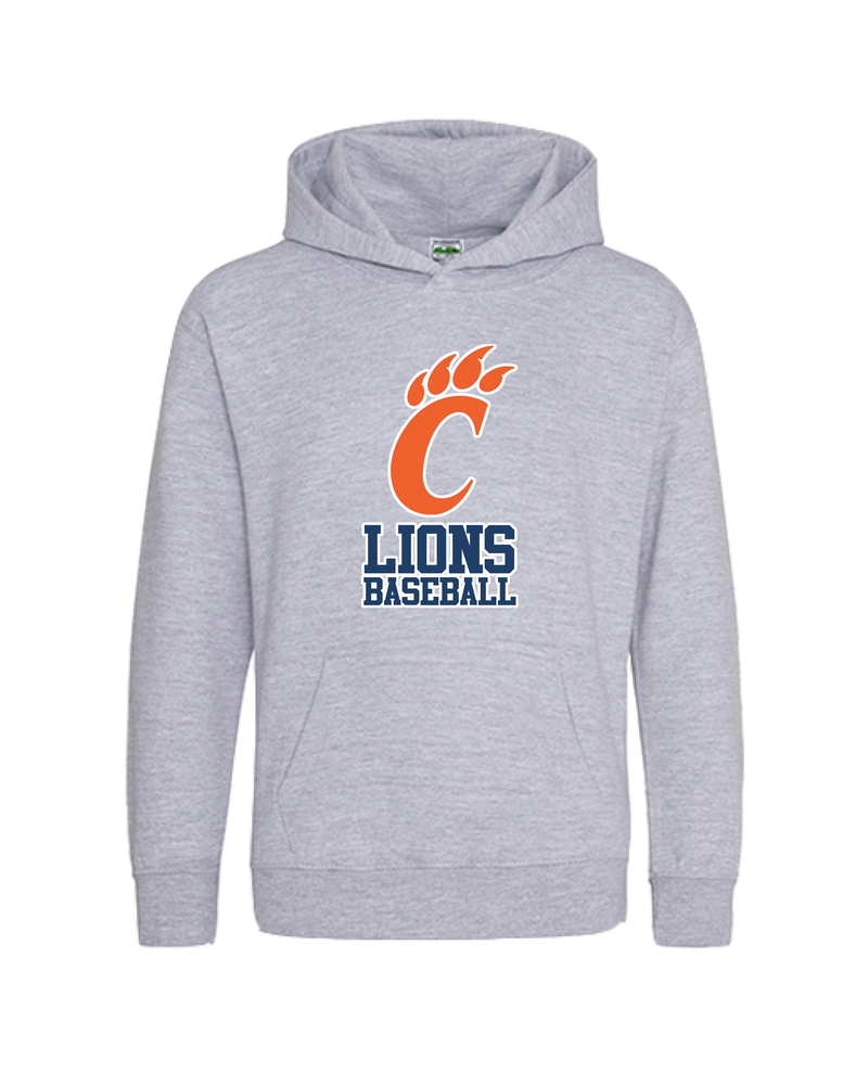 Carterville Baseball Claw - Cotton Hoodie