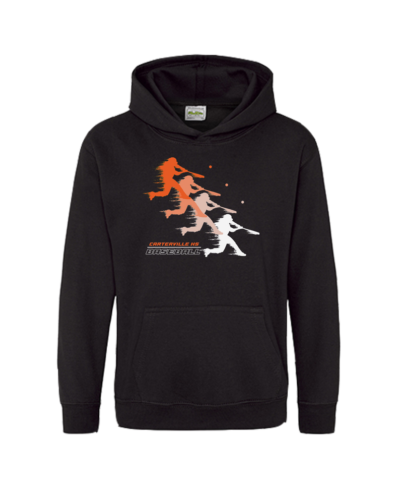 Carterville Baseball Hitter - Cotton Hoodie