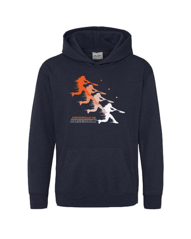 Carterville Baseball Hitter - Cotton Hoodie