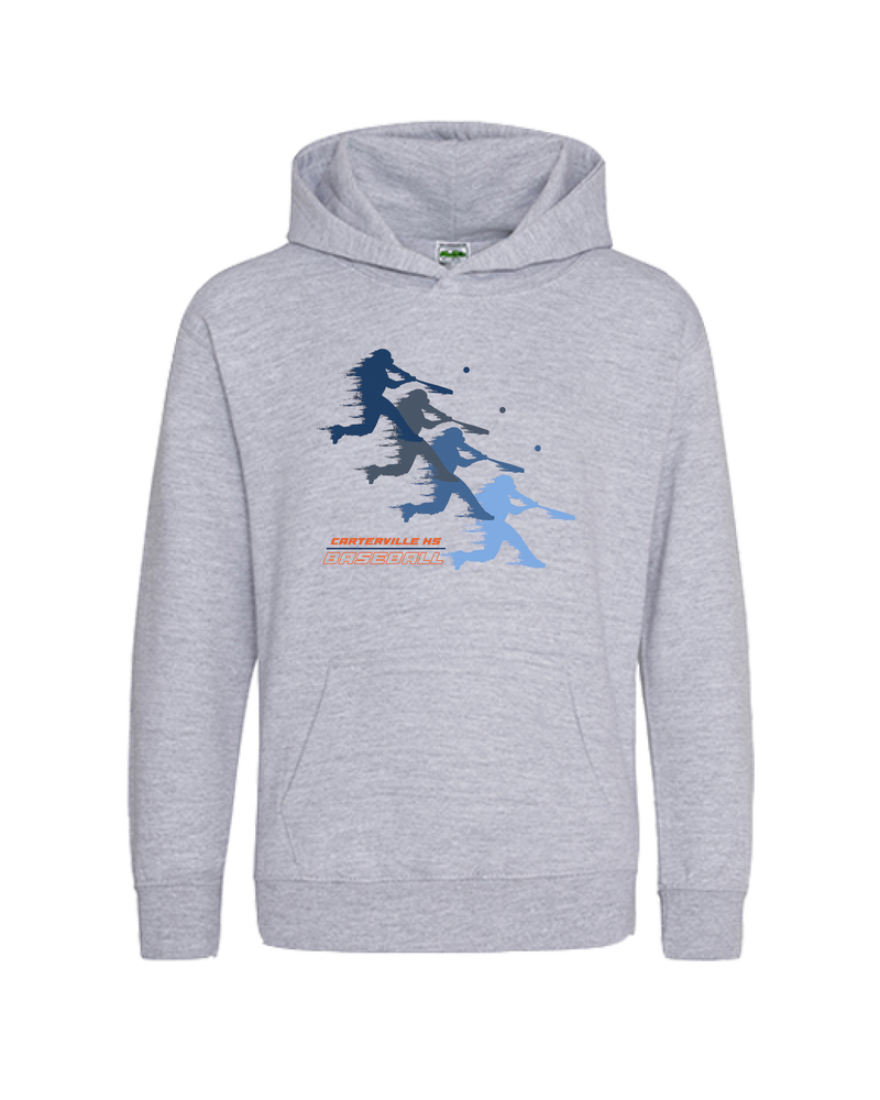 Carterville Baseball Hitter - Cotton Hoodie