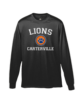 Carterville HS Baseball Custom Paw - Performance Long Sleeve