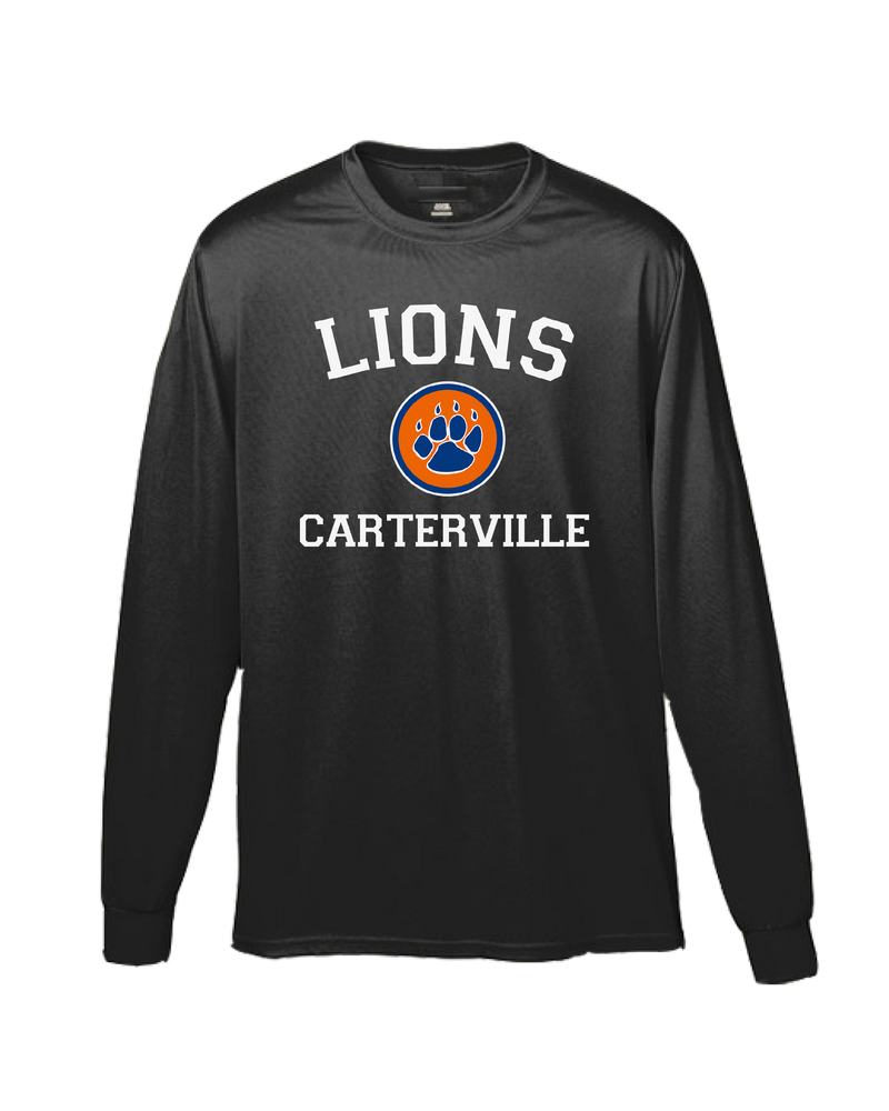 Carterville HS Baseball Custom Paw - Performance Long Sleeve