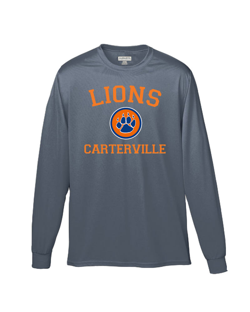 Carterville HS Baseball Custom Paw - Performance Long Sleeve