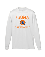 Carterville HS Baseball Custom Paw - Performance Long Sleeve