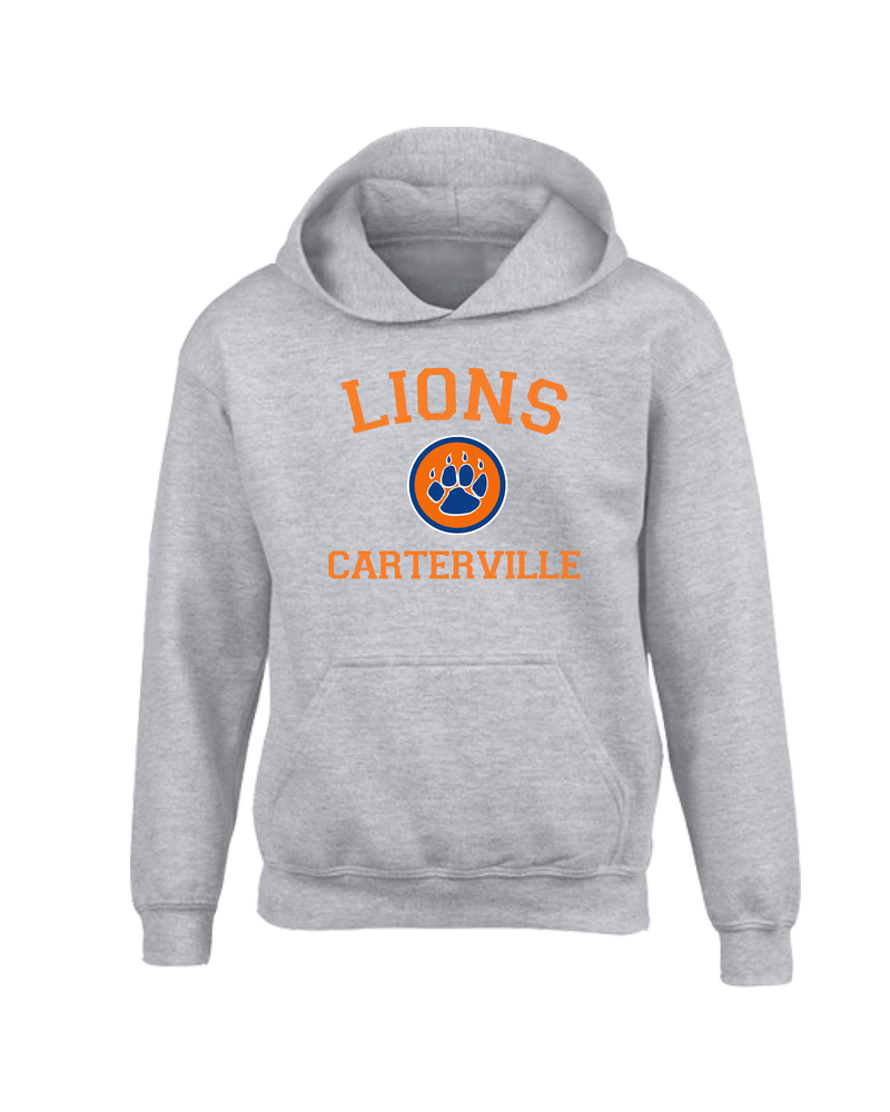 Carterville HS Baseball Custom Paw - Youth Hoodie