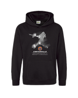 Carterville HS Paw Hitter - Cotton Hoodie