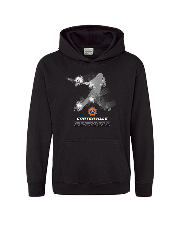 Carterville HS Paw Hitter - Cotton Hoodie