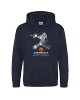 Carterville HS Paw Hitter - Cotton Hoodie