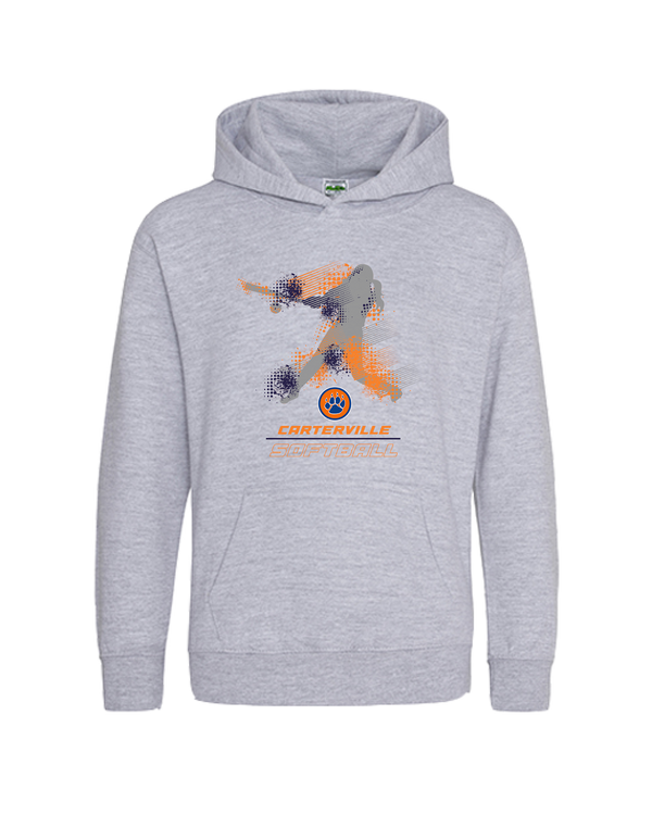 Carterville HS Paw Hitter - Cotton Hoodie