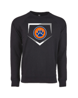 Carterville HS Paw Plate - Crewneck Sweatshirt