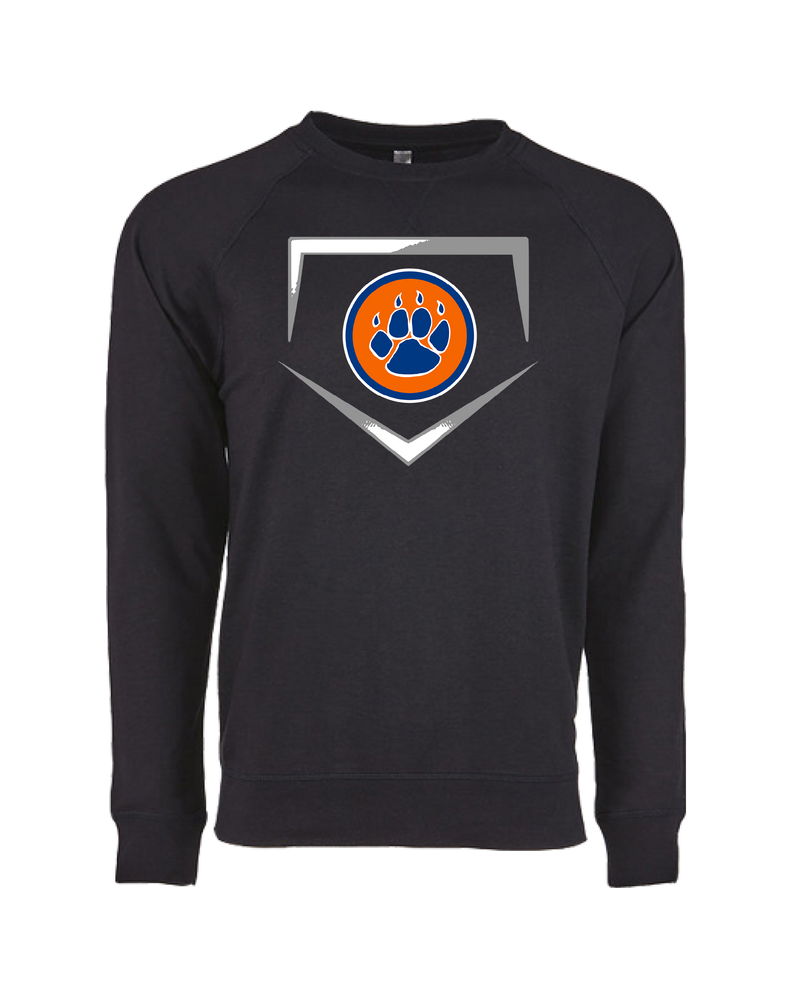 Carterville HS Paw Plate - Crewneck Sweatshirt