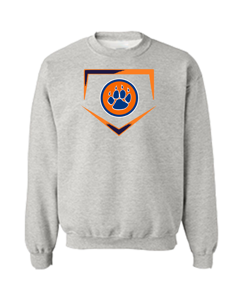 Carterville HS Paw Plate - Crewneck Sweatshirt