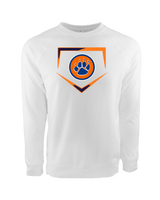 Carterville HS Paw Plate - Crewneck Sweatshirt