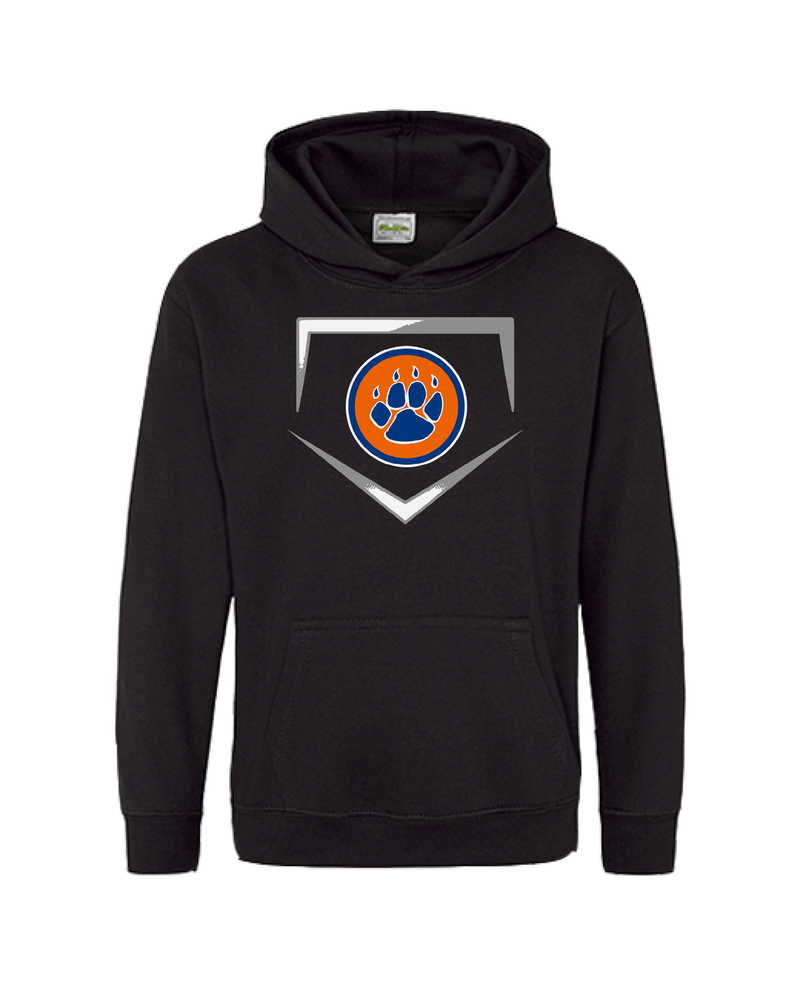 Carterville HS Paw Plate - Cotton Hoodie