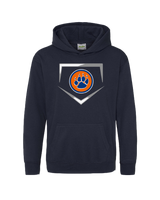 Carterville HS Paw Plate - Cotton Hoodie