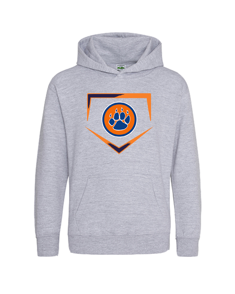 Carterville HS Paw Plate - Cotton Hoodie